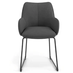 Silla confidente Gala, estructura patín