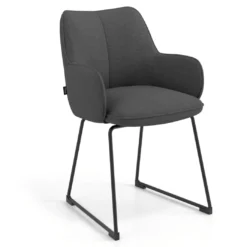 Silla confidente Gala, estructura patín