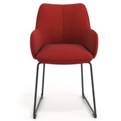 Silla confidente Gala, estructura patín