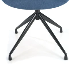 Silla confidente Ivonne Giratoria Asiento Tapizado