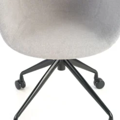 Silla Confidente Ivonne, Giratoria con ruedas, Tapizada