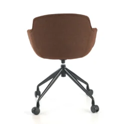 Silla Confidente Ivonne, Giratoria con ruedas, Tapizada