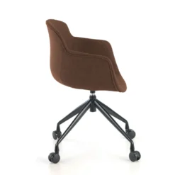 Silla Confidente Ivonne, Giratoria con ruedas, Tapizada