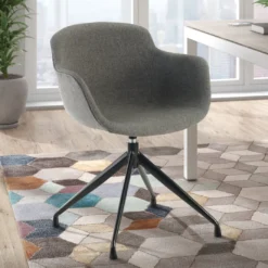 Silla confidente Ivonne Giratoria Asiento Tapizado