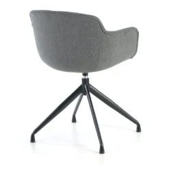 Silla confidente Ivonne Giratoria Asiento Tapizado