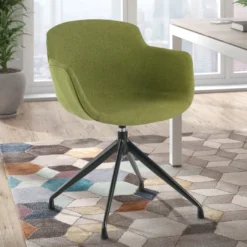 Silla confidente Ivonne Giratoria Asiento Tapizado
