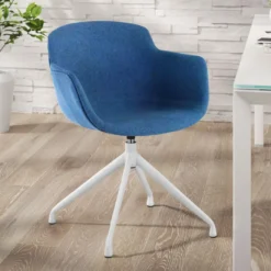 Silla confidente Ivonne Giratoria Asiento Tapizado