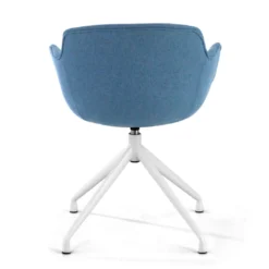 Silla confidente Ivonne Giratoria Asiento Tapizado
