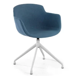 Silla confidente Ivonne Giratoria Asiento Tapizado