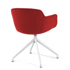 Silla confidente Ivonne Giratoria Asiento Tapizado