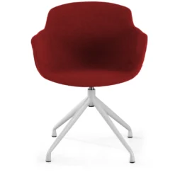 Silla confidente Ivonne Giratoria Asiento Tapizado
