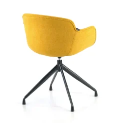 Silla confidente Ivonne Giratoria Asiento Tapizado