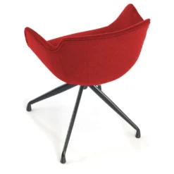 Silla confidente Ivonne Giratoria Asiento Tapizado