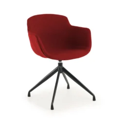 Silla confidente Ivonne Giratoria Asiento Tapizado