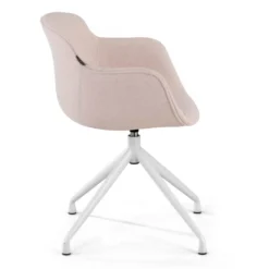 Silla confidente Ivonne Giratoria Asiento Tapizado