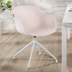 Silla confidente Ivonne Giratoria Asiento Tapizado