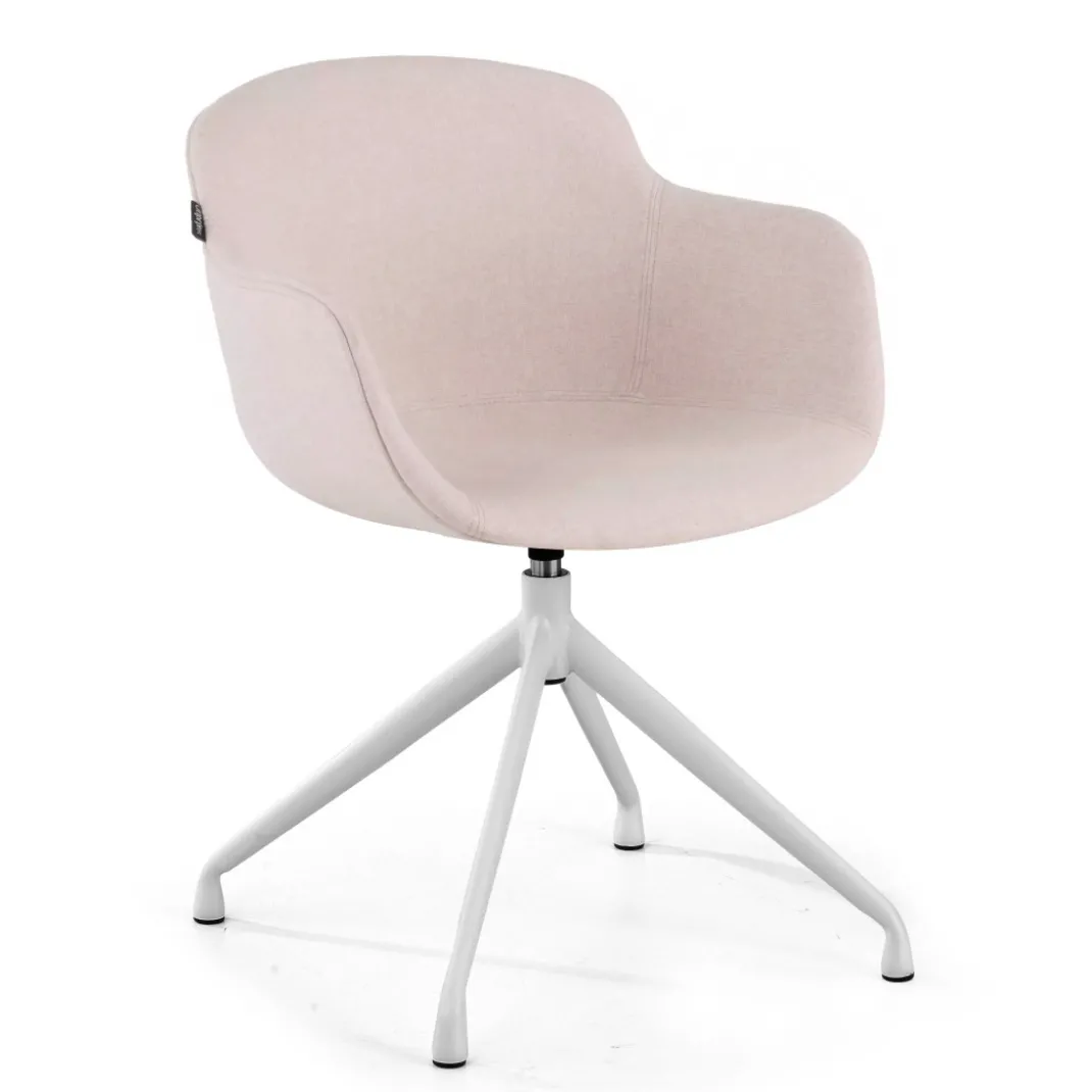 Silla confidente Ivonne Giratoria Asiento Tapizado