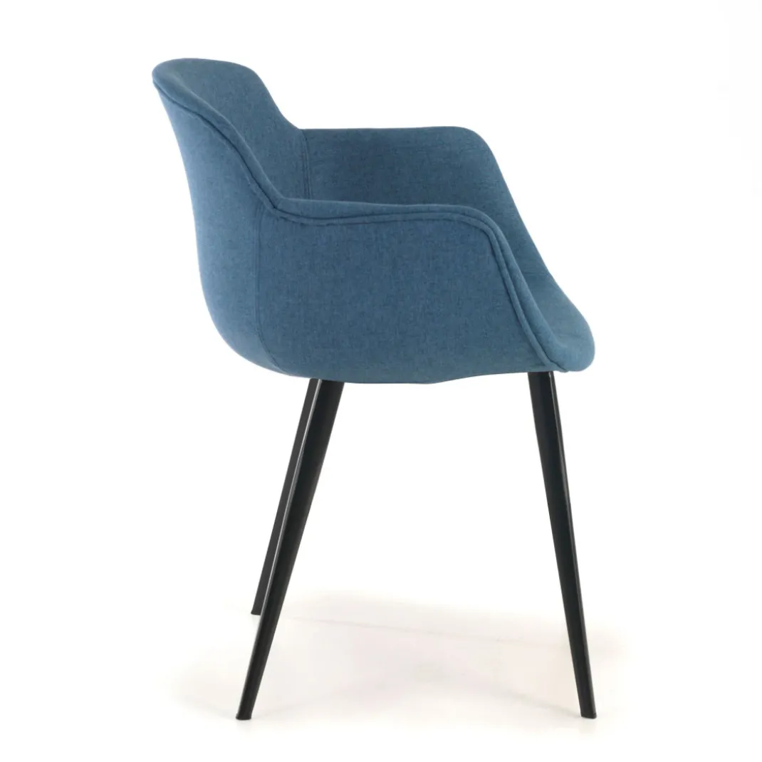 Silla confidente Ivonne, Patas, Estructura metálica, Tapizada