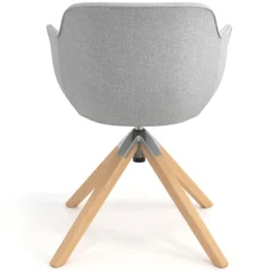 Silla confidente Ivonne Patas Madera Tapizado