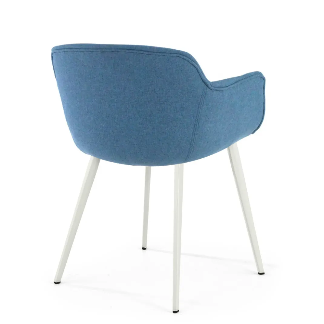 Silla confidente Ivonne, Patas, Estructura metálica, Tapizada