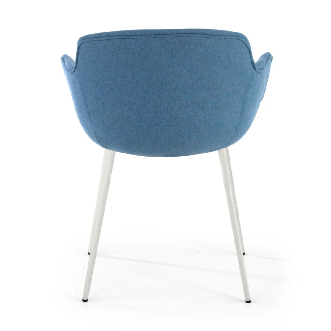 Silla confidente Ivonne, Patas, Estructura metálica, Tapizada