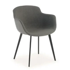 Silla confidente Ivonne, Patas, Estructura metálica, Tapizada