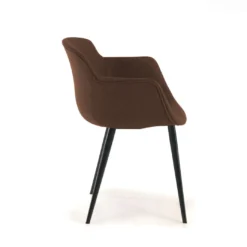 Silla confidente Ivonne, Patas, Estructura metálica, Tapizada