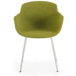 Silla confidente Ivonne, Patas, Estructura metálica, Tapizada