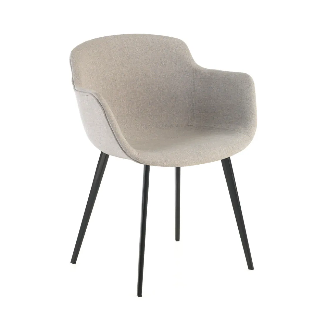 Silla confidente Ivonne, Patas, Estructura metálica, Tapizada