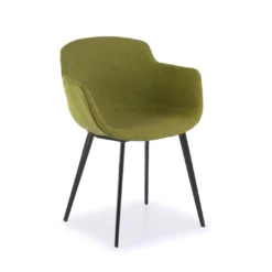 Silla confidente Ivonne, Patas, Estructura metálica, Tapizada