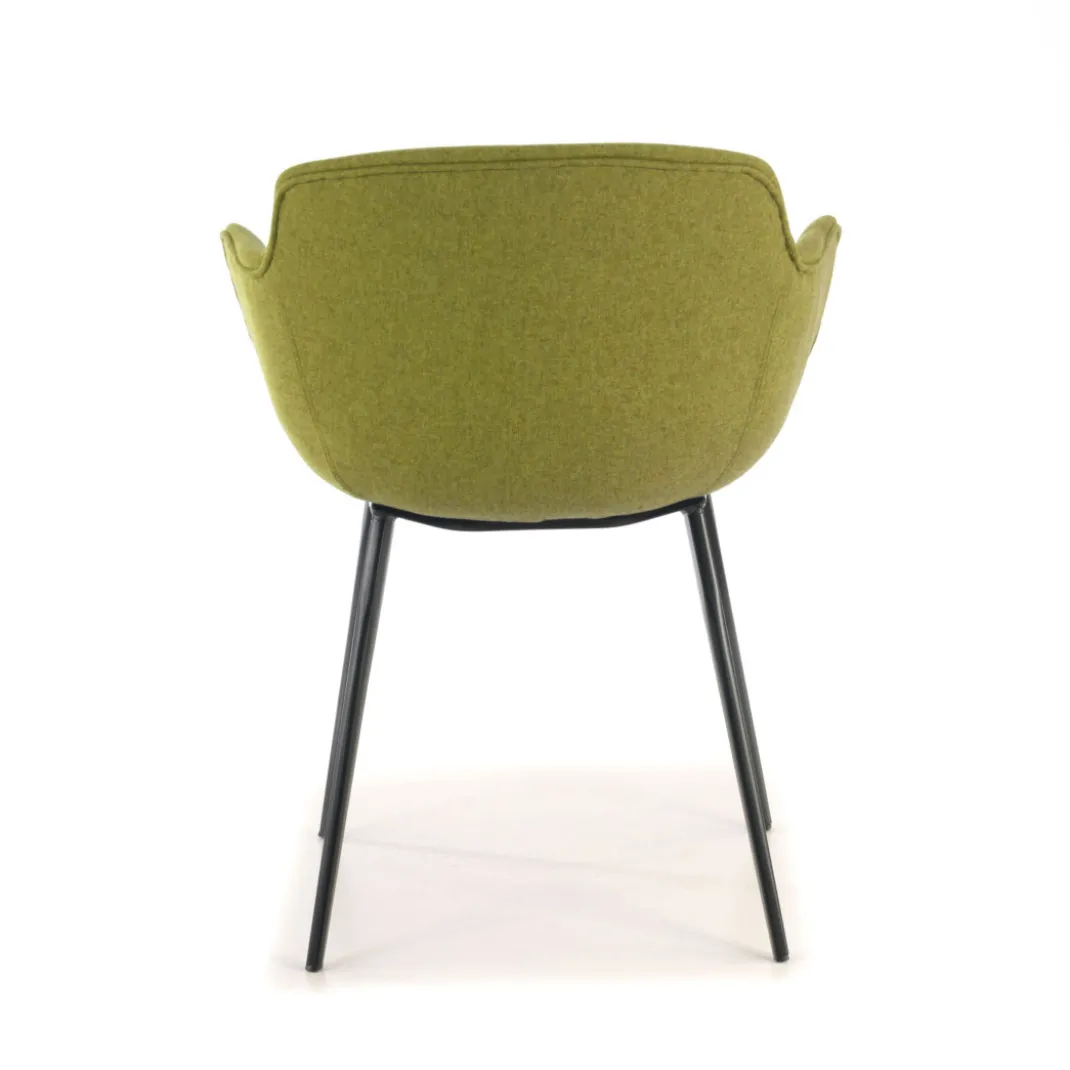 Silla confidente Ivonne, Patas, Estructura metálica, Tapizada