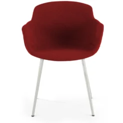 Silla confidente Ivonne, Patas, Estructura metálica, Tapizada