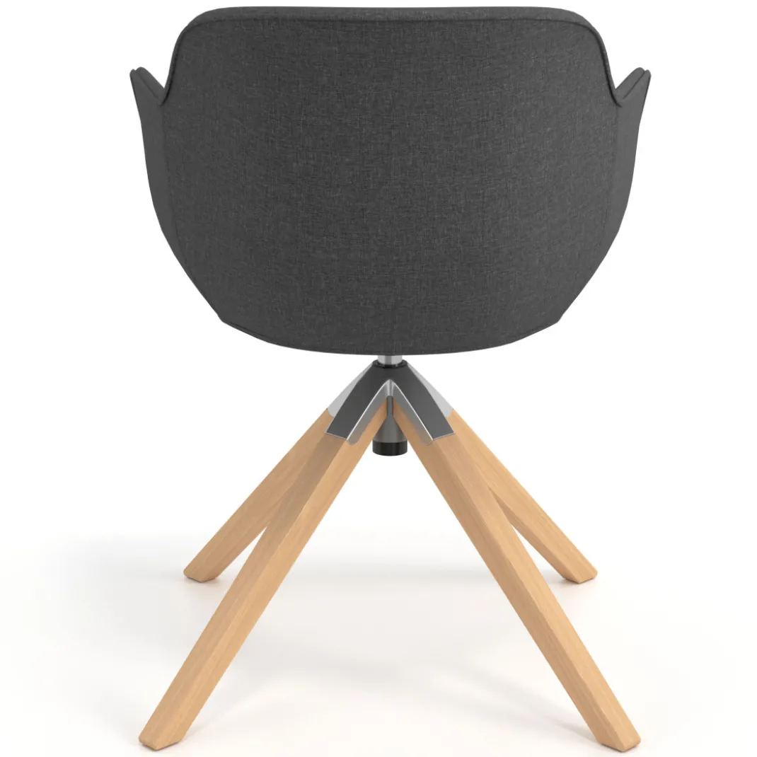 Silla confidente Ivonne Patas Madera Tapizado