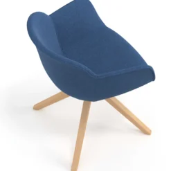 Silla confidente Ivonne Patas Madera Tapizado