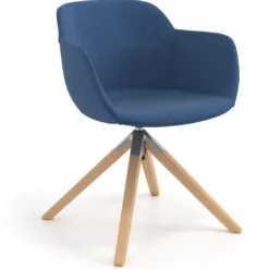 Silla confidente Ivonne Patas Madera Tapizado