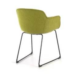 Silla confidente Ivonne patín Asiento Tapizado