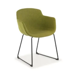 Silla confidente Ivonne patín Asiento Tapizado