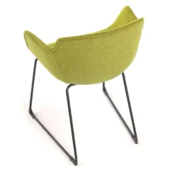 Silla confidente Ivonne patín Asiento Tapizado