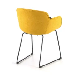 Silla confidente Ivonne patín Asiento Tapizado