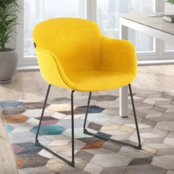 Silla confidente Ivonne patín Asiento Tapizado