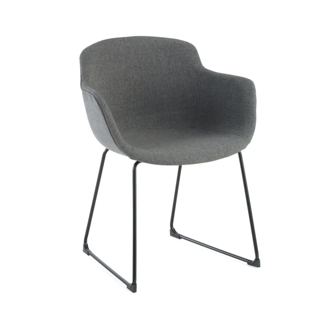 Silla confidente Ivonne patín Asiento Tapizado