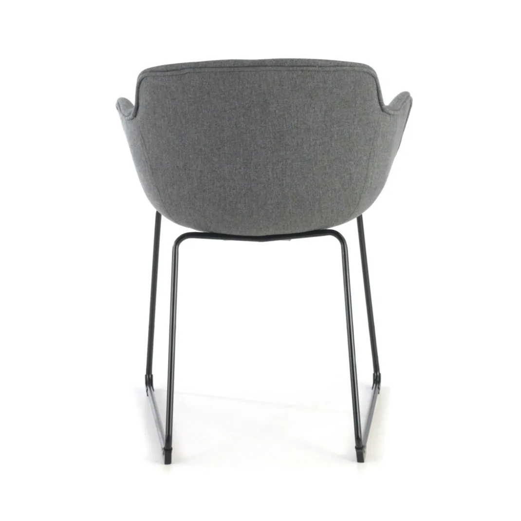 Silla confidente Ivonne patín Asiento Tapizado
