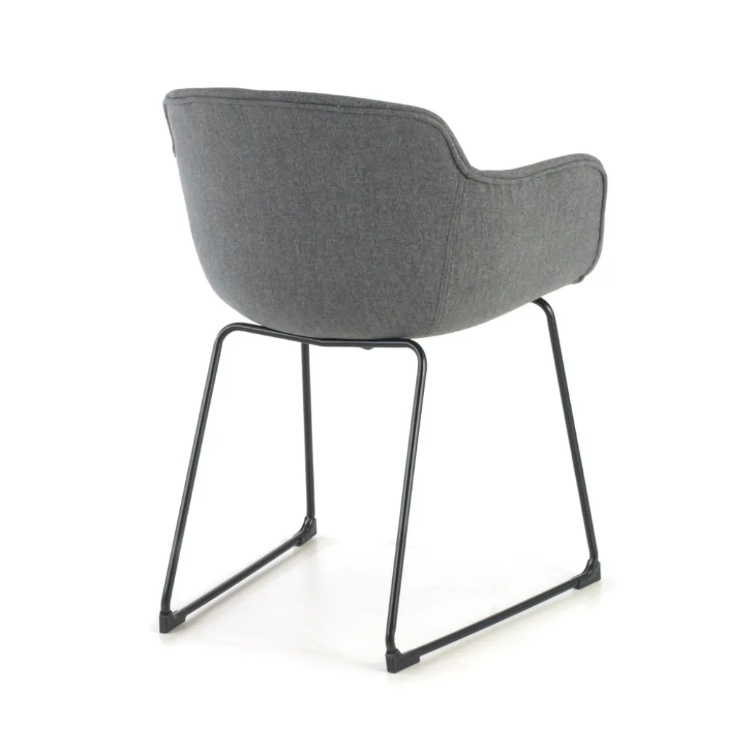 Silla confidente Ivonne patín Asiento Tapizado