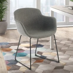 Silla confidente Ivonne patín Asiento Tapizado