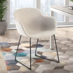 Silla confidente Ivonne patín Asiento Tapizado