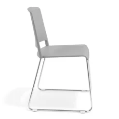 Silla confidente Lotus, estructura patin