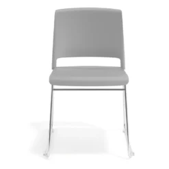 Silla confidente Lotus, estructura patin