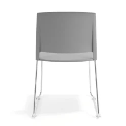 Silla confidente Lotus, estructura patin