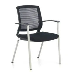 Silla Confidente Maya estructura patin red