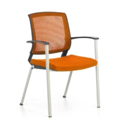 Silla Confidente Maya estructura patin red